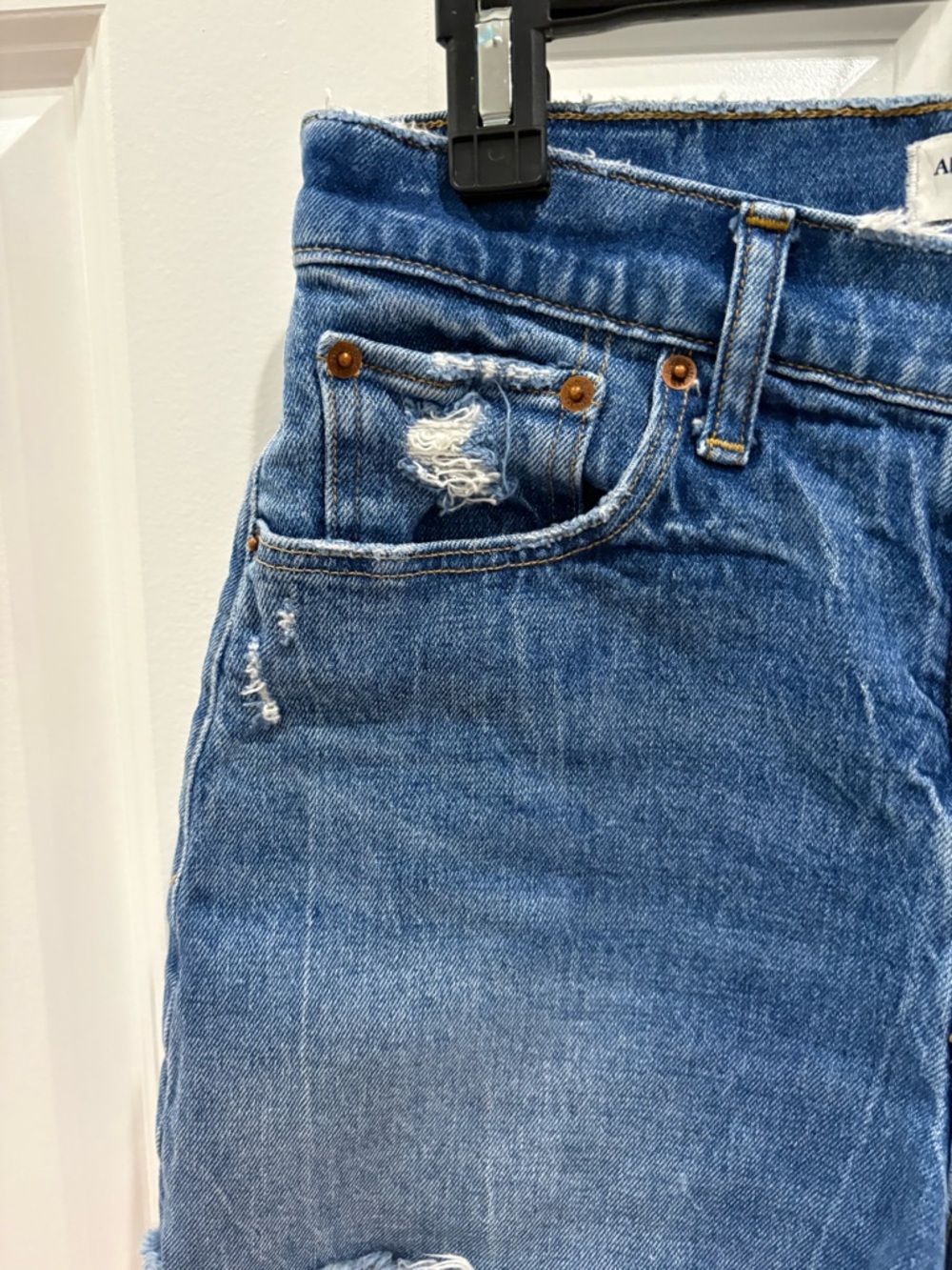 Abercrombie Dad Style Denim Shorts Size 2 Button Up - Picture 5 of 7